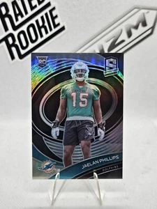 Jaelan Phillips 2021 Spectra #187 Silver Holo Prizm /149 SP Rookie Dolphins RC - Picture 1 of 2