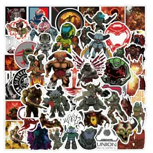 Doom Videospiel Aufkleber - Bild 1 von 4