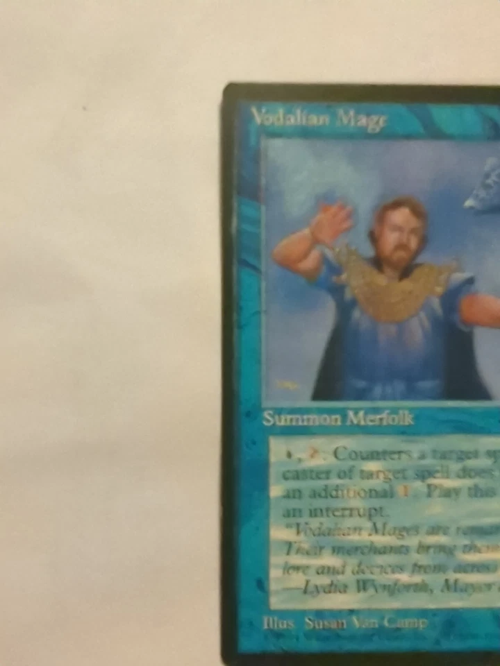 MISPRINT | MISCUT MTG Vodalian Mage | Magic Fallen Empires - Image 1 of 4