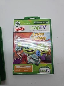 Leapfrog LeapTV Letter Factory Adventures edades 3-5 lectura - Imagen 1 de 3