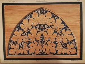 6 Blätter FREIHANDZEICHNEN Handwerkerschule Halle 1909 E.Berard - Bild 1 von 11