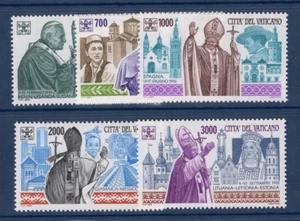 Vatikanstadt 1994 Scott NH 963-67 Papst Johannes Paul II. Päpstliche Reisen - kostenloser Versand USA - Bild 1 von 1