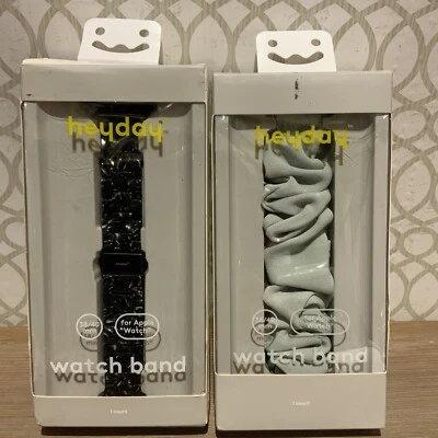 🍒 Correa Heyday Apple Watch 38/40 mm - Negro Tort + Azul Brumoso-!!️Lote de 2!!️ Foto 1 de 4