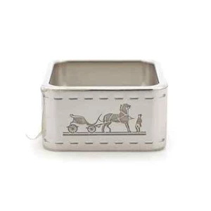 HERMES Schalring Bolduc Metall Silber - Bild 1 von 8