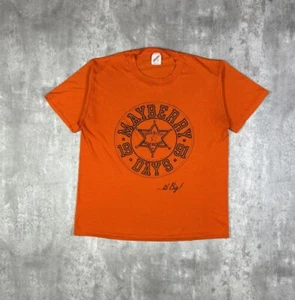 Vintage 90s Sherif Police Graphic T-Shirt size L - Picture 1 of 12