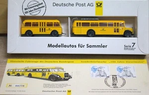 Brekina Serie 7 H0 MAN MKN 630 Postbus mit Orion- Personenanhänger Neu in OVP - Bild 1 von 3