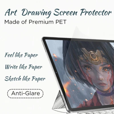 Art Paper Feel PET Screen protector for iPad 7 8 9 Air Mini 4 5 6 Pro 11 12.9" - Image 1 of 4