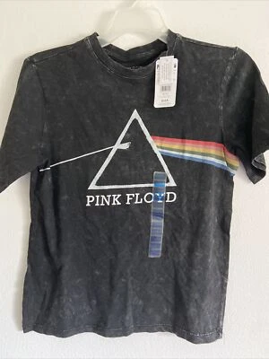Pink Floyd The Dark Side Of The Moon T-Shirt  Black  Boys Youth LARGE 10-12  NEW - Image 1 of 3