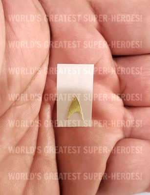 "Figura de acción Mego Star Trek insignia emblema personalizado reflectante vinilo dorado para 8""" Foto 1 de 2