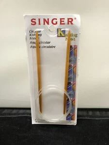 Singer Knitting Nook Circular Knitting Needles Size US 8 5MM 29"  - Picture 1 of 2