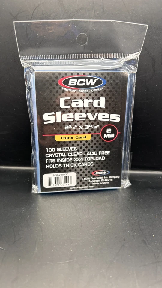 BCW - Fundas para tarjetas tarjetas tarjetas gruesas