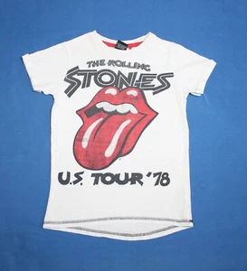Kids 2017 The Rolling Stones Shirt US Tour 78 Distressed Tee 7 Yrs EUR 122 CM - Picture 1 of 9