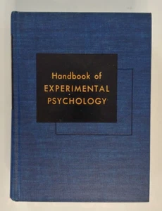 Handbook of Experimental Psychology by Stanley S. Stevens, Hardcover 1958 - Picture 1 of 10