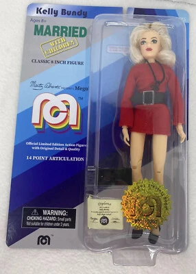 Figura de acción Mego Married with Children Kelly Bundy figura de 8 pulgadas #9832 / 10000 Foto 1 de 4