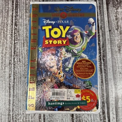 Toy Story VHS, 2000, Special Edition Clam Shell Gold Collection BRAND NEW SEALED - Image 1 of 4