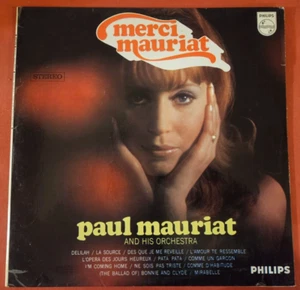 Paul Mauriat And His Orchestra – Merci Mauriat 1968 UK Philips Pressing * EXCELL - Picture 1 of 4