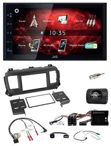 JVC DAB USB Bluetooth 2DIN Lenkrad Autoradio für Citroen Jumpy Erstausst. DIN Sp - Bild 1 von 7