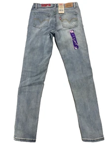 Levis Jeans Girls 710 Super Skinny Adjustable Waist (Light Wash, Size 7) NWT - Picture 1 of 3