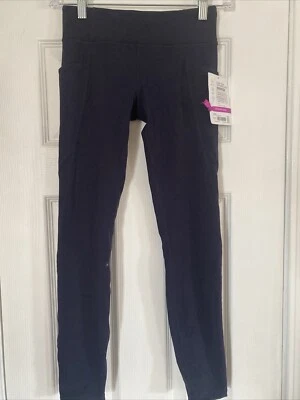 NWT Athleta Girl Stash Your Treasures Tight, Navy SIZE L/12     #372043 - Изображение 1 из 4