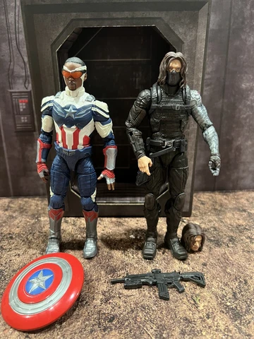 Marvel Legends Hasbro 6” Winter Soldier & Falcon Cover