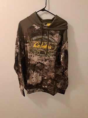 Cabela's O2 Camuflada Manga Larga Sudadera con Capucha O2 Octano Hombre Talla Grande Verde Nueva Con Etiqueta. Foto 1 de 4