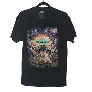 Camiseta Star Wars The Child Mandalorian Baby Yoda Van Gogh Noche Estrellada Pequeña - Imagen 1 de 8