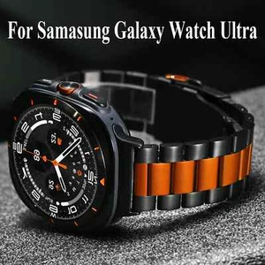 Correa de titanio para hombre para reloj Samsung Galaxy Ultra 2025 47 mm correa de metal de lujo - Imagen 1 de 19