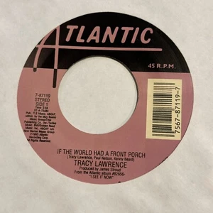 Tracy Lawrence – If The World Had A Front Porch / Texas Tornado - 1995 Atlantic - Foto 1 di 2