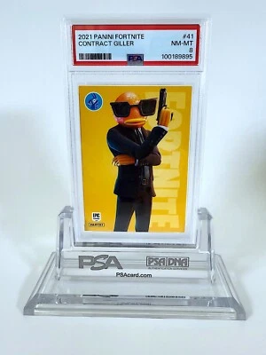 Коллекционная карточка 2021 Panini Fortnite No41 Contract Giller — PSA: NM-MT 8 - Изображение 1 из 3