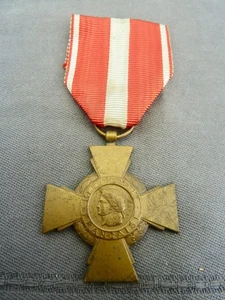 Militärmedaille, Kreuz der militärischen Tapferkeit, Französische Republik. - Bild 1 von 10