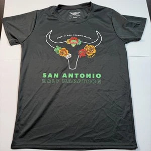 Camisa Rock n Roll Running Series 2024 para mujer XL gris media maratón de San Antonio - Imagen 1 de 7