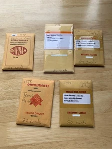 APBA Baseball 1998 MLB Season Team Set Cards ONLY.  5 Team Set Lot.  VINTAGE - Imagen 1 de 2
