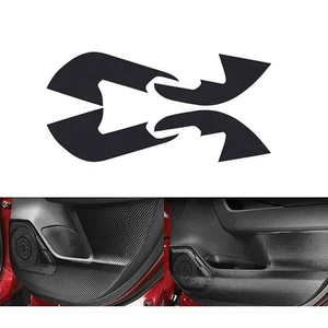 For Toyota RAV4 2019-2025 Carbon fiber PU Door Anti-Kick Panel Guard Cover Trim - Foto 1 di 6
