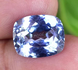 8.65 Ct Natural Blue Maxixe Beryl AGL Certified Cushion Rare Loose Gemstone - Picture 1 of 5