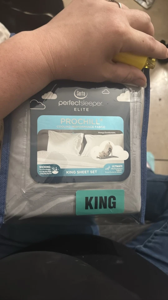 Serta Elite Prochill KING Cooling Performance Fabric Sheet Set - Image 1 of 1