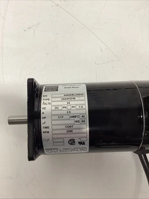 Bodine Electric 24A4FEPM Electric Motor 1/17 HP 2500 RPM P-404 - Image 1 of 4