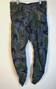 G-Star Raw Gr. 30 W 32 L blau grün Baumwolle Camouflage Cargo Powel 3D Tapered Cuffed Hose - Bild 1 von 7