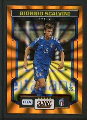 2023-24 GIORGIO SCALVINI 14/35 PANINI SCORE FIFA LASER ORANGE - Image 1 of 2