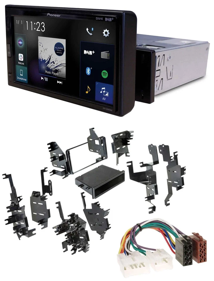 Pioneer DAB MP3 Bluetooth USB Autoradio für Toyota Highlander MR2 Sequoia Yaris - Bild 1 von 4