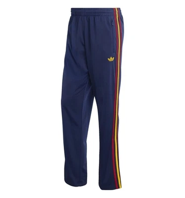 Pantalones de chándal Adidas Originales para hombre Firebird (azul oscuro/amarillo tripulación) KD3836 Foto 1 de 4