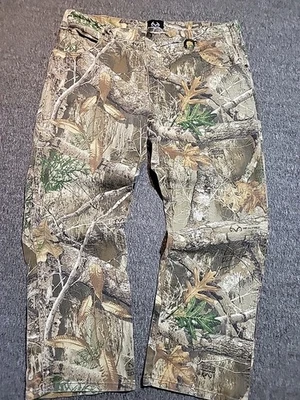 Real Tree Edge Sz 38 X 30 Camo Pants Hunting Mossy Oak Wilderness Camouflage  - Image 1 of 4