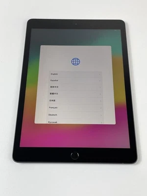 Apple iPad 7 32 GB (WiFi) A2197 Gris espacial - LCD Punto blanco Foto 1 de 4