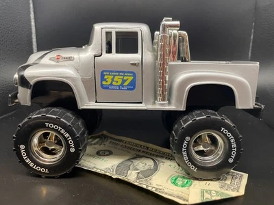 TOOTSIE TOY 1956 FORD F-100 PICKUP TRUCK "WE LOVE TO WIN!" 357 DIECAST & PLASTIC - Image 1 of 4