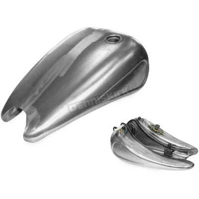 Bikers Choice 4 galones 2 pulgadas Tanque de gasolina de acero estirado - 012819 Foto 1 de 2