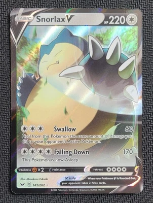 Snorlax V 141/202 - Image 1 of 2