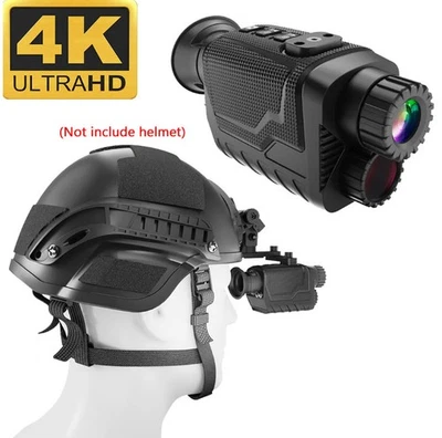 Monocular infrarrojo visión nocturna montado en la cabeza NV8260 1,4" 36 MP 400m Foto 1 de 4