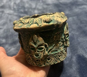 African Candle Holder Rocart Hand Poured Candle Elephants Unique Fun 1E - Picture 1 of 6