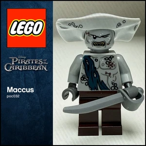 GENUINE LEGO Pirates of the Caribbean Maccus poc032 from 4184 The Black Pearl - Picture 1 of 9