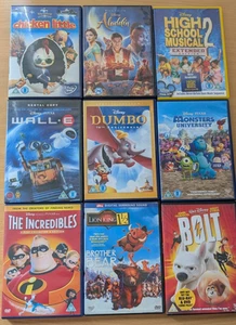 Children Family DVD Bundle Kids Movie Collection x9 DISNEY/PIXAR Bundle #9 - Picture 1 of 2