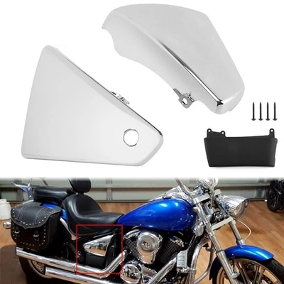 Battery Side Fairing Covers For Kawasaki Vulcan 900 VN900C Custom 2006-2020 - Изображение 1 из 4